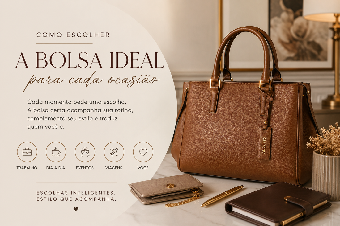 Como escolher a bolsa ideal para cada ocasião